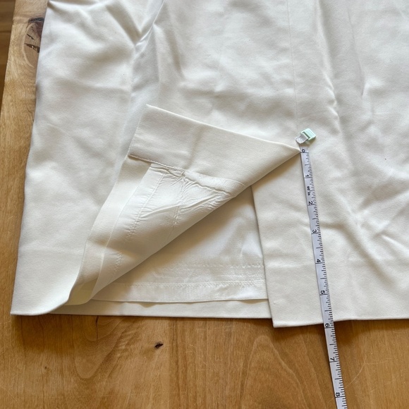 CARLISLE DRESS 12 IVORY PENCIL WAIST TIE DETAIL LINED SUMMER PARTY WEDDING GUEST - Picture 10 of 11